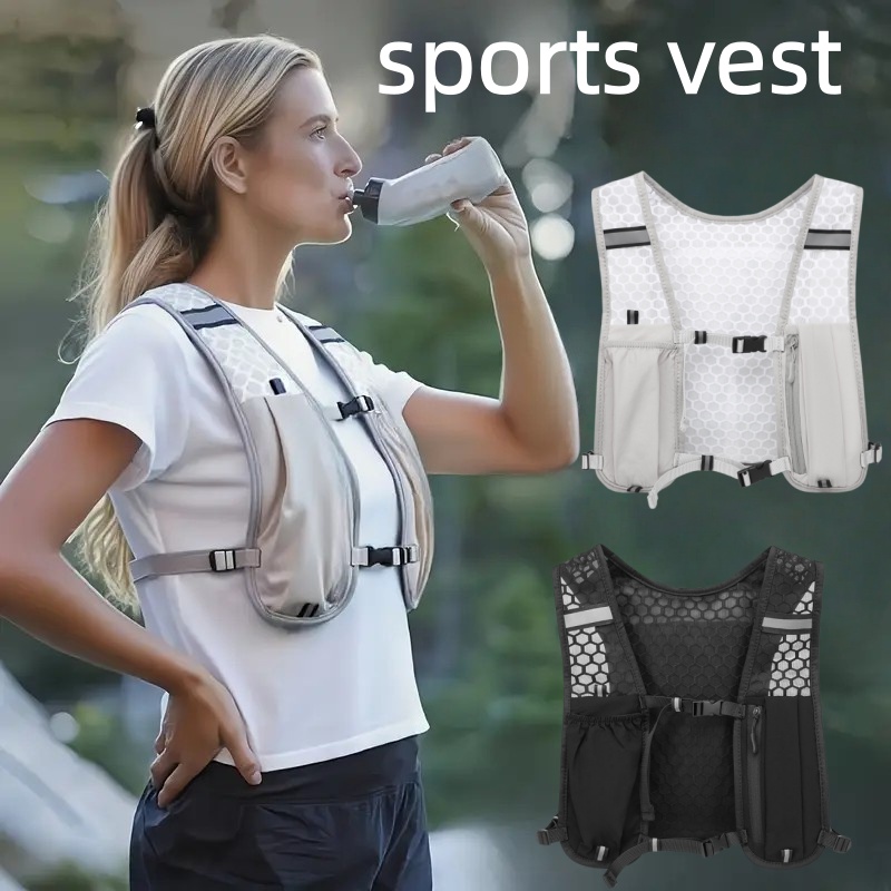 Running Hydration Vest - Unisex hardloopvest waterafstotend ademend rugzakje voor