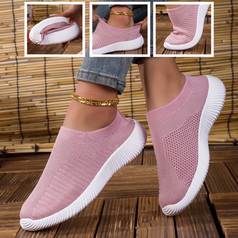 Running Gear For Sale - Dames Sneakers Ademend Gebreid Mesh Comfortabele