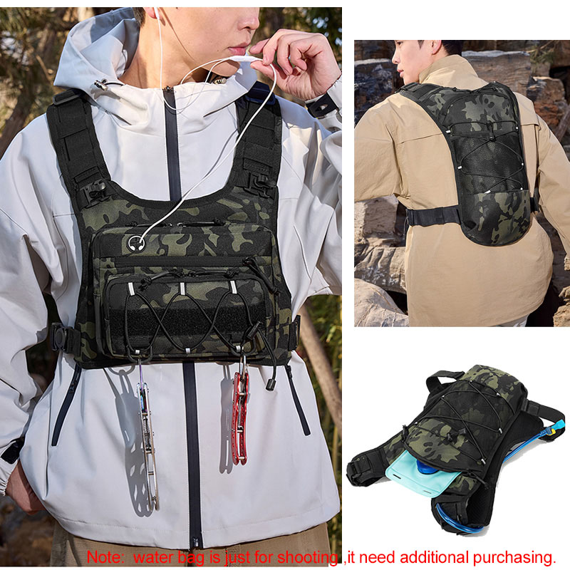 Tactische tas voor op de borst - Running Hydration Vest recensie en prijs